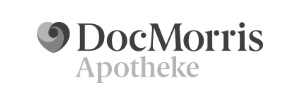 Ausgegrautes Logo der DocMorris Apotheke